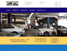 Tablet Screenshot of greenwichautomotive.com